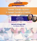 Tirare fuori la voce e tirare fuori il corpo di Valeria Carosi e Freddy Torta